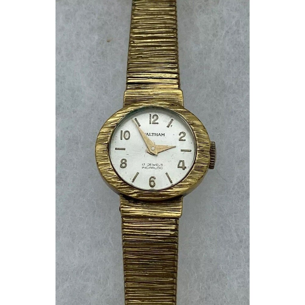 Women's Waltham Watch with Kolmar & Jourdan Gold-Plated Band